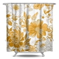 thumbnail image 1 of Floral Shower Curtain Watercolor Botanical Bathroom Decor Rustic Flower Design Fabric Bath Curtain for Tub Country Style Home Accessories with Hooks，84x72in(210x180cm), 1 of 5