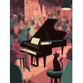 thumbnail image 1 of Floral Silhouette Woman Canvas Print, Suitable for Living Room, Office, Cafe, Hotel Wall Art, 1 of 8