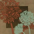 thumbnail image 1 of Floral Silhouette in Brown Poster Print by  MK Designs (24 x 24), 1 of 2