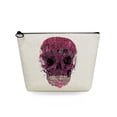 thumbnail image 1 of Floral Skull Printing Halloween Candy Gift Storage Bag Travel Toiletry Bags Makeup Organizer Women's Cosmetic Case Fashion Cool, 1 of 5