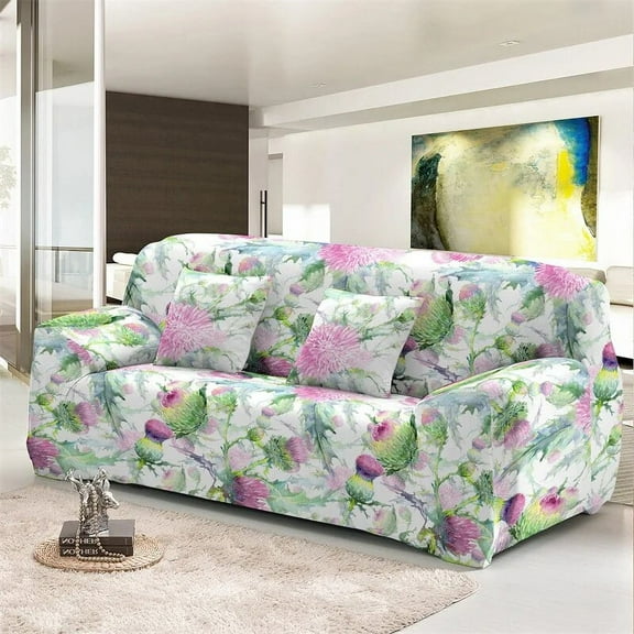 Floral Slipcover Elastic Sofa Covers for Living Room Couch Cover L Shape Corner Sofa Cover 1/2/3/4 Seaters L Shape Sofa Cover
