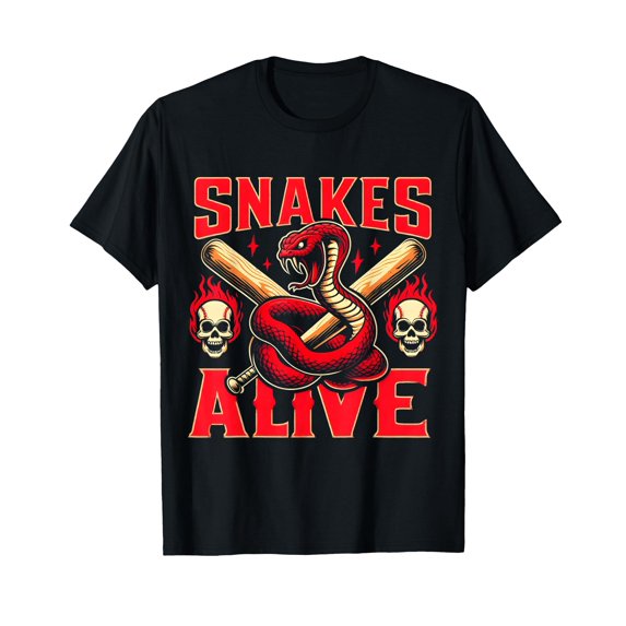 Floral Snake T-Shirt for Men Women Cotton Top Tee Fashion Casual Animal Short Sleeves
