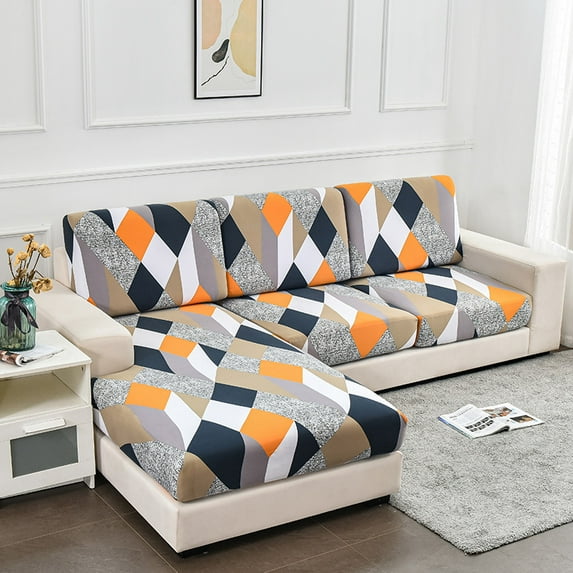 Floral Sofa Seat Cushion Cover Furniture Protector for Pets Kids Stretch Washable Removable Slipcover Sofa Slipcovers 1-5 Seat