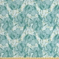 thumbnail image 1 of Ambesonne Floral Fabric by the Yard Upholstery, Abstract Poppy in Retro Art, 10 Yards, Pale Blue Cadet Blue, 1 of 4