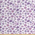 thumbnail image 1 of Floral Sofa Upholstery Fabric by the Yard, Feminine Cartoonish Pattern with Petals, Decorative Fabric for DIY and Home Accents, Lavender Lavender Blue by Ambesonne, 1 of 4