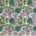 thumbnail image 1 of Floral Sofa Upholstery Fabric by the Yard, Flowering Plants Gardening Violet Peonies Hydrangea Foliage Illustration, Decorative Fabric for DIY and Home Accents, Multicolor by Ambesonne, 1 of 4