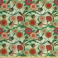 thumbnail image 1 of Floral Sofa Upholstery Fabric by the Yard, Oriental Inspirations Vintage Flower Arrangement Colorful Pattern Nature Inspiration, Decorative Fabric for DIY and Home Accents, Multicolor by Ambesonne, 1 of 4