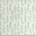 thumbnail image 1 of Floral Sofa Upholstery Fabric by the Yard, Floral Pattern Moderate Essential Botanical Herbs Flower Plants Fresh Twigs Theme, Decorative Fabric for DIY and Home Accents, Green Cream by Ambesonne, 1 of 4