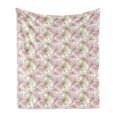 thumbnail image 1 of Floral Soft Flannel Fleece Blanket, Bunches of Wild Flowers Encoloured with the Style of Watercolor Vintage Inspirations, Cozy Plush for Indoor and Outdoor Use, 50" x 60", Multicolor, by Ambesonne, 1 of 5