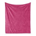thumbnail image 1 of Floral Soft Flannel Fleece Blanket, Close up Romantic and Feminine Blooms Monochrome Valentine's Day Vibes Garden Art, Cozy Plush for Indoor and Outdoor Use, 50" x 60", Pink Magenta, by Ambesonne, 1 of 6