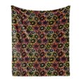thumbnail image 1 of Floral Soft Flannel Fleece Throw Blanket, Vintage Daisy and Sunflowers Retro Grunge Vibrant Pattern Print, Cozy Plush for Indoor and Outdoor Use, 70" x 90", Multicolor, by Ambesonne, 1 of 6