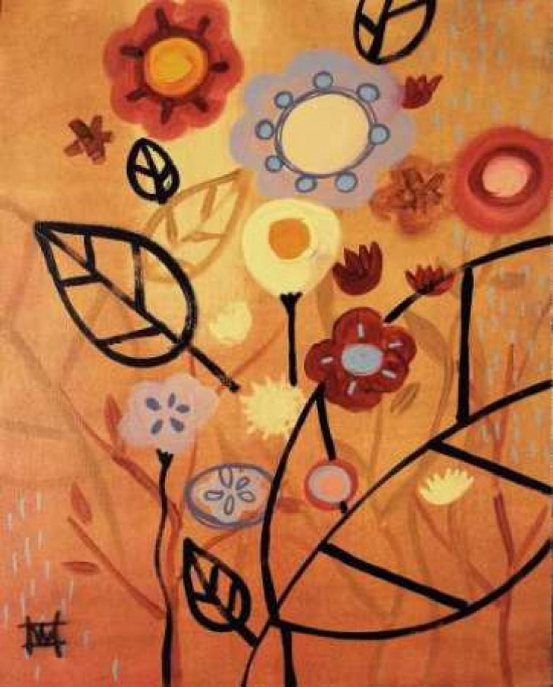 Floral Sonnet Canvas Art - Natasha Wescoat (22 x 28)
