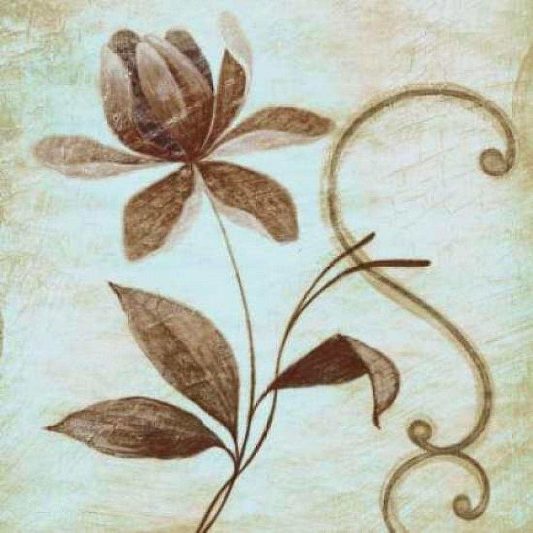 Floral Souvenir 2 Canvas Art - OKRE (24 x 24)