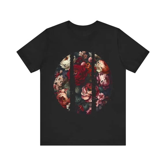 Floral Splendor in Artistic Display - Jersey Short Sleeve Tee