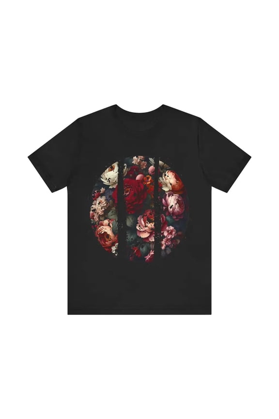 Floral Splendor in Artistic Display - Jersey Short Sleeve Tee