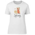 thumbnail image 1 of Floral Spring Adorable Rabbit Tee Women's -Image by Shutterstock, 1 of 2