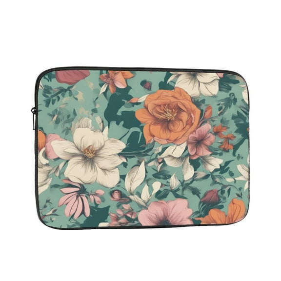 Floral Spring Summer Laptop Sleeve Bag Compatible With MacBook Air / Pro iPad MateBook Tablet Surface HP Lenovo Dell ASUS Acer Laptop Computer Protective Size: 10 inch