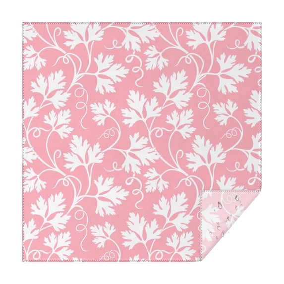 42x42 Inch Waterproof Square Tablecloth, Thickened Polyester Table Cover for Dining & Parties, Floral Print