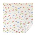 thumbnail image 1 of Floral 42" Square Waterproof Tablecloth, Floral Print Polyester Table Cover, 1 of 6