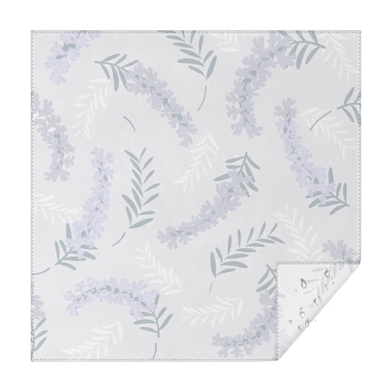 42x42 Inch Waterproof Square Tablecloth, Thickened Polyester Table Cover for Dining & Parties, Floral Print