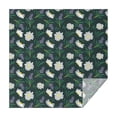 thumbnail image 1 of 42x42 Inch Waterproof Square Tablecloth, Thickened Polyester Table Cover for Dining & Parties, Floral Print, 1 of 6