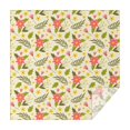 thumbnail image 1 of Floral Square Tablecloth 42x42in(107x107cm) – Waterproof Polyester Printed Table Cover, Wrinkle Resistant & Washable for Kitchen Dining Picnic Party Decor, Thanksgiving,Christmas, Spring,Flower, 1 of 6