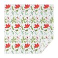 thumbnail image 1 of Floral 42" Square Waterproof Tablecloth, Floral Print Polyester Table Cover, 1 of 6