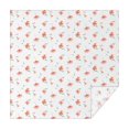 thumbnail image 1 of Floral Square Tablecloth 42x42in(107x107cm) – Waterproof Polyester Printed Table Cover, Wrinkle Resistant & Washable for Kitchen Dining Picnic Party Decor, Thanksgiving,Christmas, Spring,Flower, 1 of 6