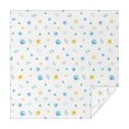thumbnail image 1 of Floral Square Tablecloth 42x42in(107x107cm) – Waterproof Polyester Printed Table Cover, Wrinkle Resistant & Washable for Kitchen Dining Picnic Party Decor, Thanksgiving,Christmas, Spring,Flower, 1 of 6