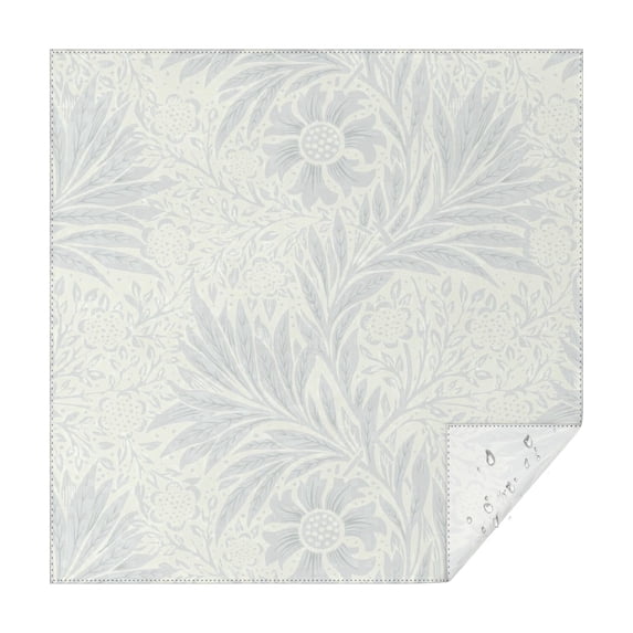 42x42 Inch Waterproof Square Tablecloth, Thickened Polyester Table Cover for Dining & Parties, Floral Print