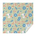 thumbnail image 1 of 42x42 Inch Waterproof Square Tablecloth, Thickened Polyester Table Cover for Dining & Parties, Floral Print, 1 of 6