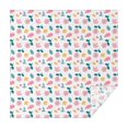 thumbnail image 1 of Floral 42" Square Waterproof Tablecloth, Floral Print Polyester Table Cover, 1 of 6