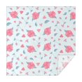 thumbnail image 1 of 42x42 Inch Waterproof Square Tablecloth, Thickened Polyester Table Cover for Dining & Parties, Floral Print, 1 of 6
