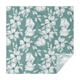 thumbnail image 1 of 42x42 Inch Waterproof Square Tablecloth, Thickened Polyester Table Cover for Dining & Parties, Floral Print, 1 of 6