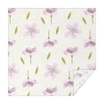 thumbnail image 1 of 42x42 Inch Waterproof Square Tablecloth, Thickened Polyester Table Cover for Dining & Parties, Floral Print, 1 of 6