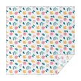 thumbnail image 1 of Floral Square Tablecloth 42x42in(107x107cm) – Waterproof Polyester Printed Table Cover, Wrinkle Resistant & Washable for Kitchen Dining Picnic Party Decor, Thanksgiving,Christmas, Spring,Flower, 1 of 6