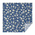 thumbnail image 1 of Floral Square Tablecloth 42x42in(107x107cm) – Waterproof Polyester Printed Table Cover, Wrinkle Resistant & Washable for Kitchen Dining Picnic Party Decor, Thanksgiving,Christmas, Spring,Flower, 1 of 6