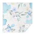 thumbnail image 1 of 42x42 Inch Waterproof Square Tablecloth, Thickened Polyester Table Cover for Dining & Parties, Floral Print, 1 of 6
