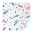 thumbnail image 1 of 42x42 Inch Waterproof Square Tablecloth, Thickened Polyester Table Cover for Dining & Parties, Floral Print, 1 of 6