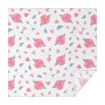 thumbnail image 1 of Floral Square Tablecloth 42x42in(107x107cm) – Waterproof Polyester Printed Table Cover, Wrinkle Resistant & Washable for Kitchen Dining Picnic Party Decor, Thanksgiving,Christmas, Spring,Flower, 1 of 6
