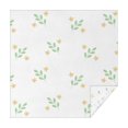 thumbnail image 1 of Floral Square Tablecloth 42x42in(107x107cm) – Waterproof Polyester Printed Table Cover, Wrinkle Resistant & Washable for Kitchen Dining Picnic Party Decor, Thanksgiving,Christmas, Spring,Flower, 1 of 6
