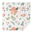 thumbnail image 1 of Floral 42" Square Waterproof Tablecloth, Floral Print Polyester Table Cover, 1 of 6