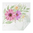 thumbnail image 1 of Floral Square Tablecloth 42x42in-Waterproof Polyester Printed Table Cover, Wrinkle Resistant & Washable for Kitchen Dining Picnic Party Decor, Buffet Table, Holiday Party, Dinner, Wedding , Flowers, 1 of 6