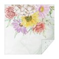 thumbnail image 1 of Floral Square Tablecloth 42x42in-Waterproof Polyester Printed Table Cover, Wrinkle Resistant & Washable for Kitchen Dining Picnic Party Decor, Buffet Table, Holiday Party, Dinner, Wedding , Flowers, 1 of 6