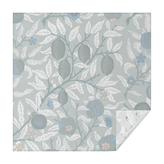 Floral Square Tablecloth 52x52in(132x132cm) – Waterproof Polyester Printed Table Cover, Wrinkle Resistant & Washable for Kitchen Dining Picnic Party Decor, Thanksgiving,Christmas, Spring,Flower