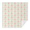thumbnail image 1 of 52x52 Inch Waterproof Square Tablecloth, Thickened Polyester Table Cover for Dining & Parties, Floral Print, 1 of 6