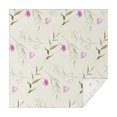 thumbnail image 1 of Floral 52" Square Waterproof Tablecloth, Floral Print Polyester Table Cover, 1 of 6