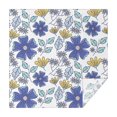 thumbnail image 1 of 52x52 Inch Waterproof Square Tablecloth, Thickened Polyester Table Cover for Dining & Parties, Floral Print, 1 of 6