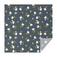 thumbnail image 1 of 52x52 Inch Waterproof Square Tablecloth, Thickened Polyester Table Cover for Dining & Parties, Floral Print, 1 of 6