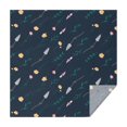 thumbnail image 1 of 52x52 Inch Waterproof Square Tablecloth, Thickened Polyester Table Cover for Dining & Parties, Floral Print, 1 of 6